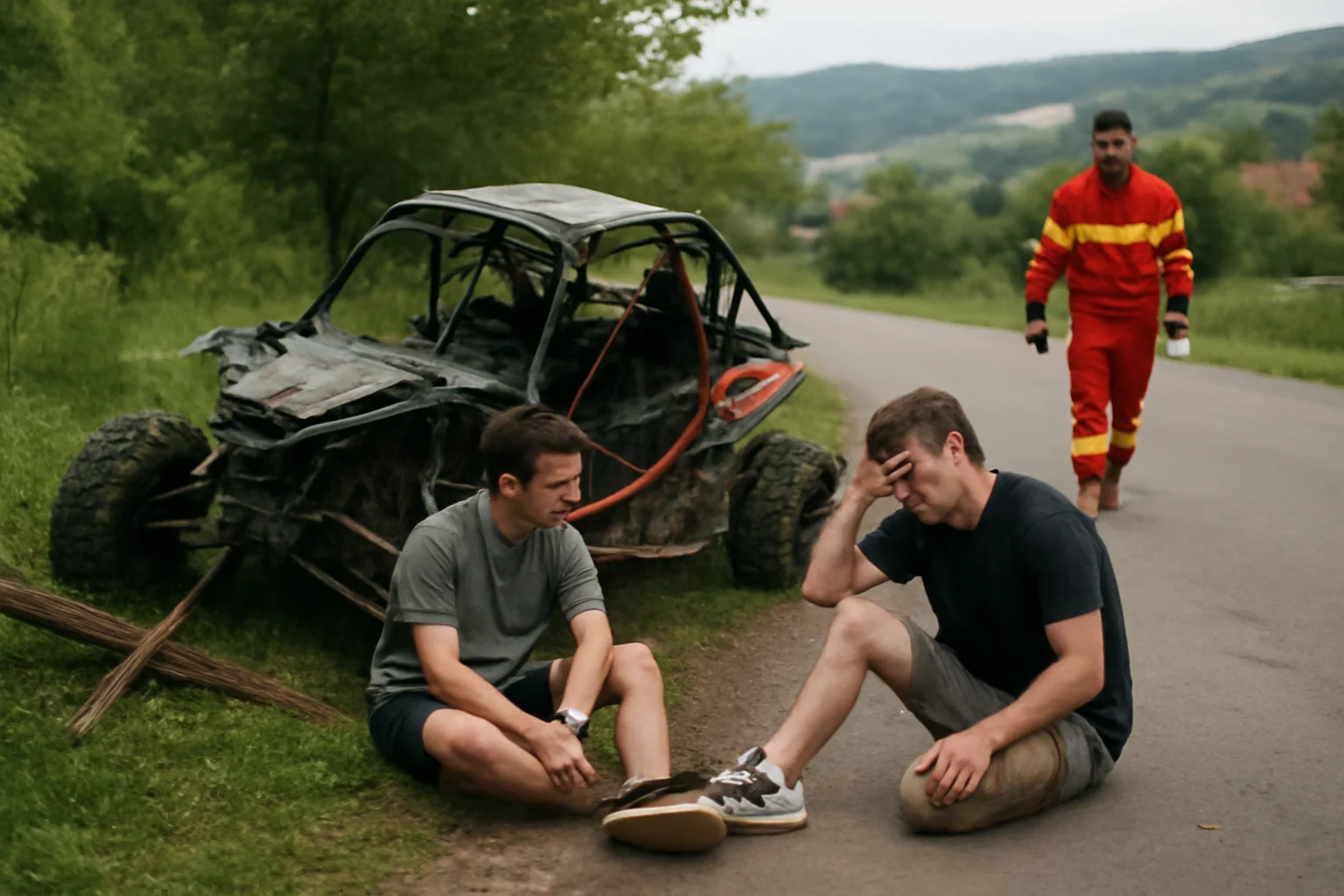 Accident cu buggy în Baia Mare: doi adolescenți de 17 ani răniți și transportați la spital