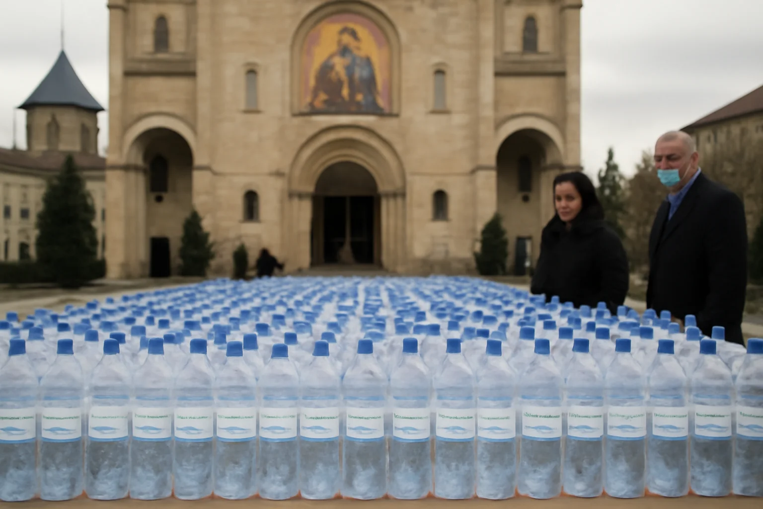 Aproximativ 15.000 de sticle cu Aghiasmă Mare pregătite pentru credincioși la Baia Mare