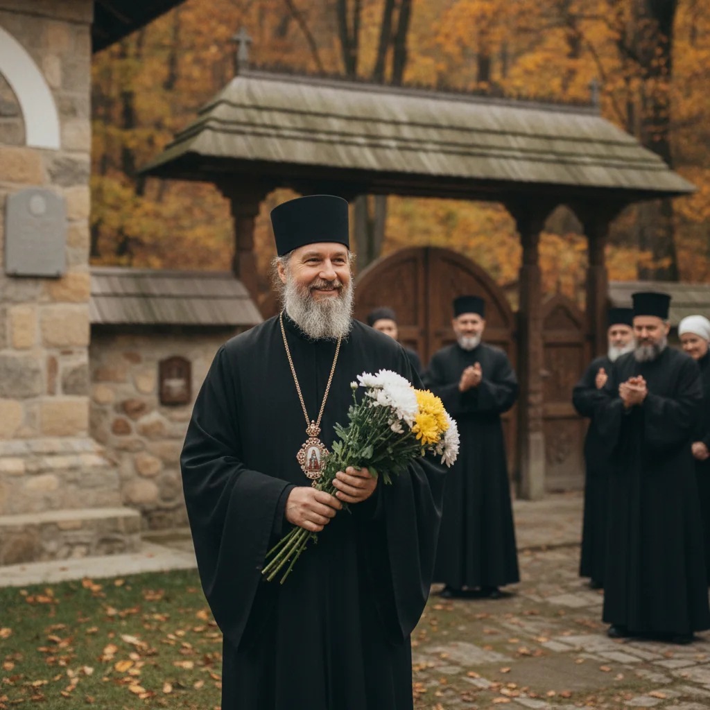 Arhimandritul Macarie Motogna, aniversat la Mănăstirea Rohia