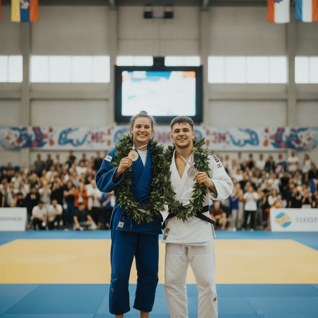 Aur și bronz la Balcaniada de Judo din Tirana