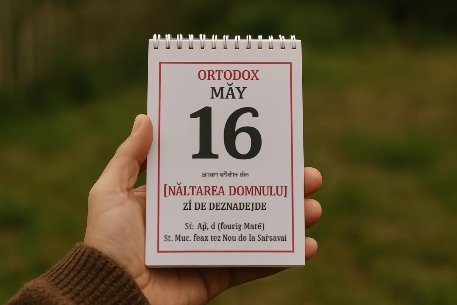 Calendar ortodox – 2026-05-16