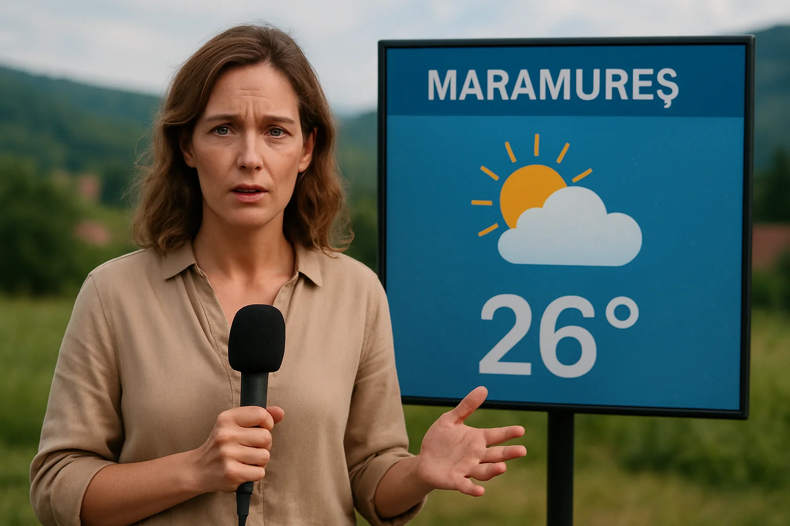 Cod Galben de furtuni și căldură în Maramureș azi
