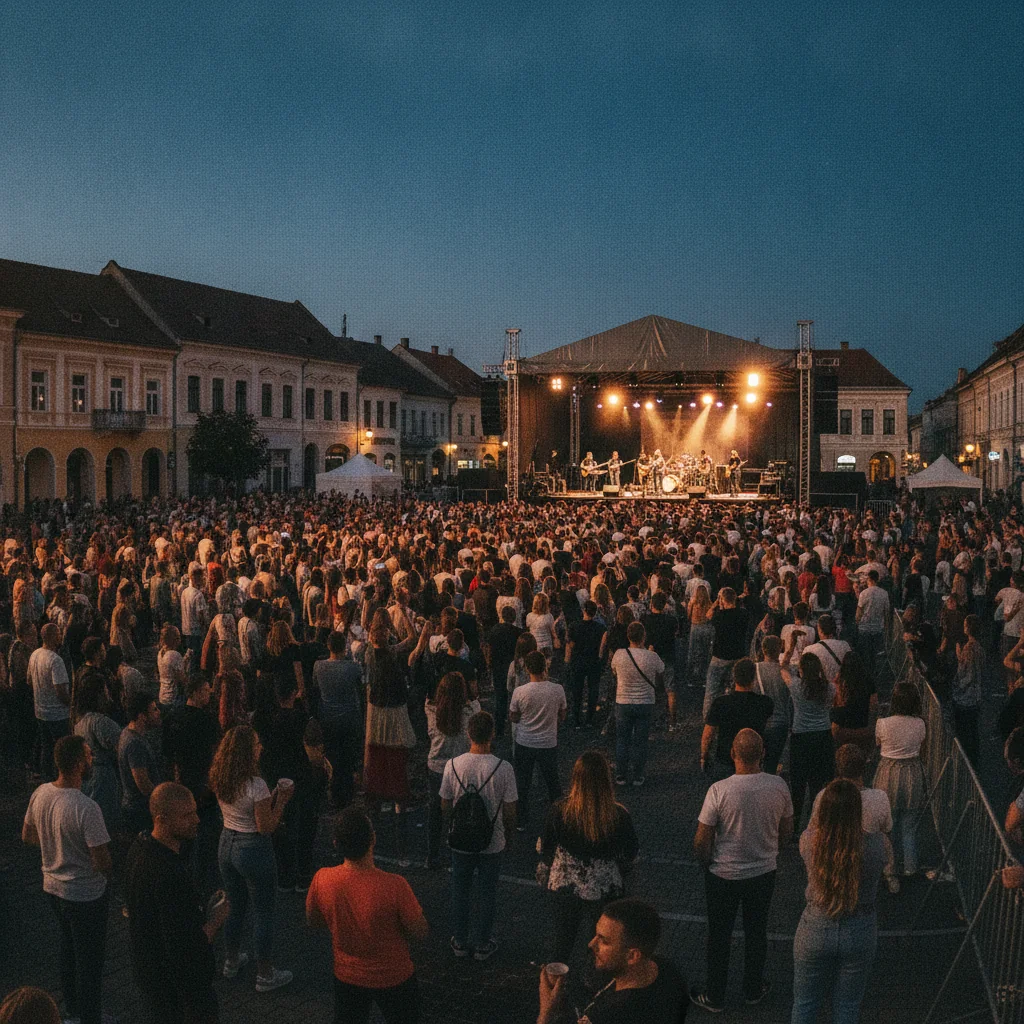 Concerte gratuite în Piața Libertății din Baia Mare