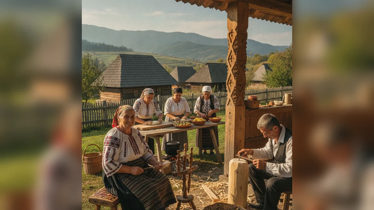 Copii români și ucraineni au descoperit tradițiile Maramureșului în satul Breb