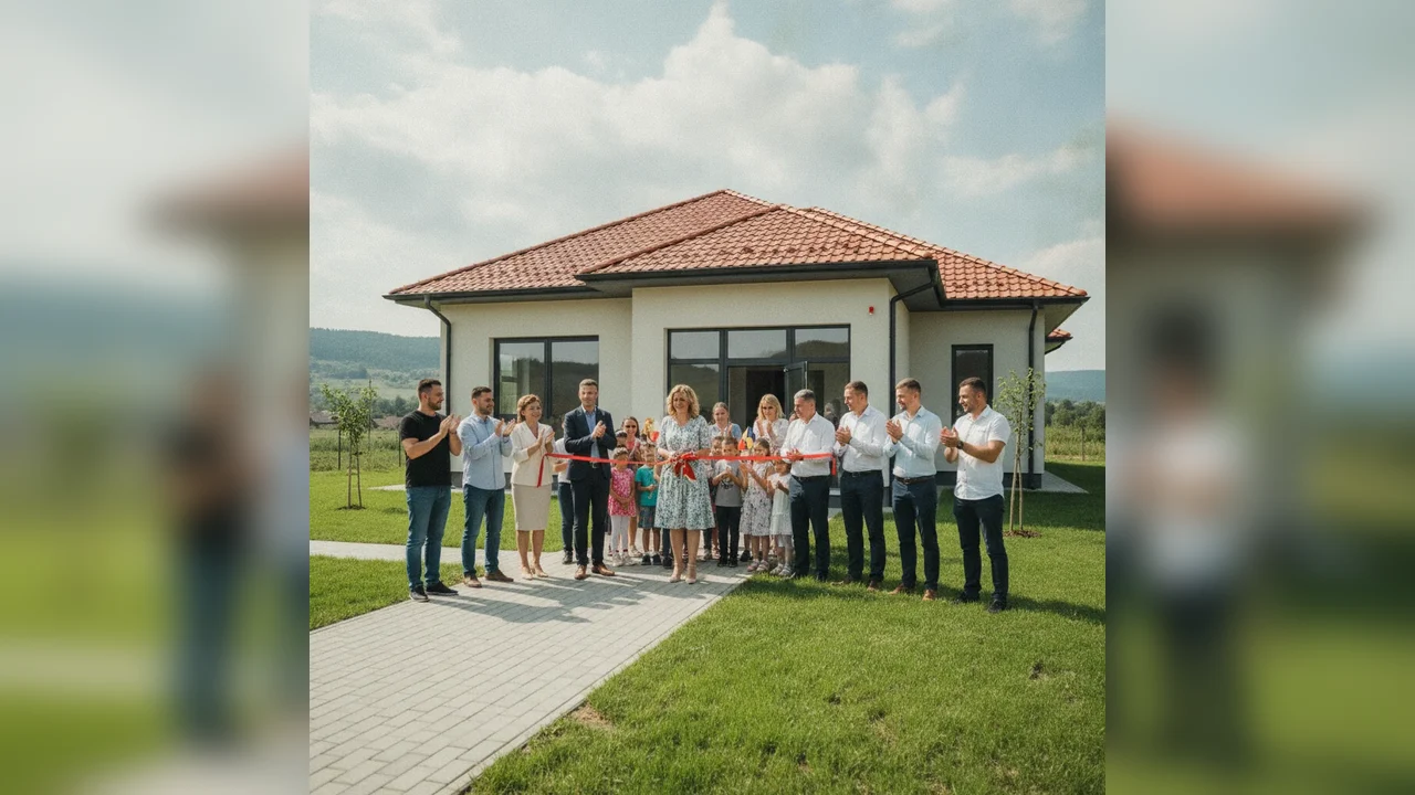 Creșă nouă inaugurată la Rona de Jos, a cincea în Maramureș
