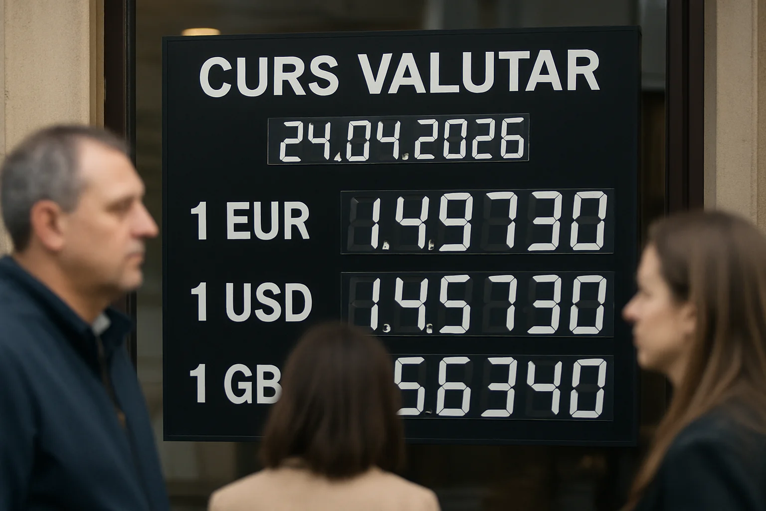 Curs valutar azi (BNR) – 2026-04-24