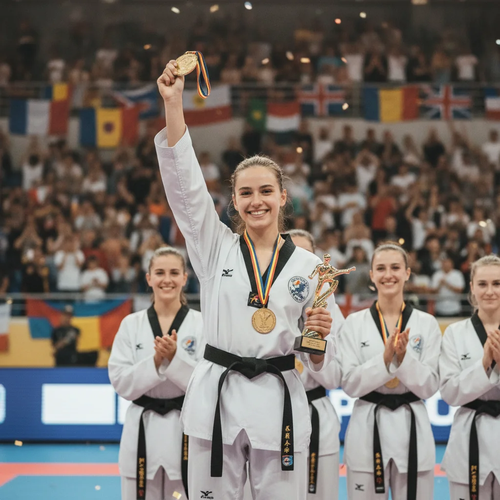 Dora Ivasuc, campioană mondială la Taekwon-Do ITF. Performanță pentru Baia Mare la Benidorm