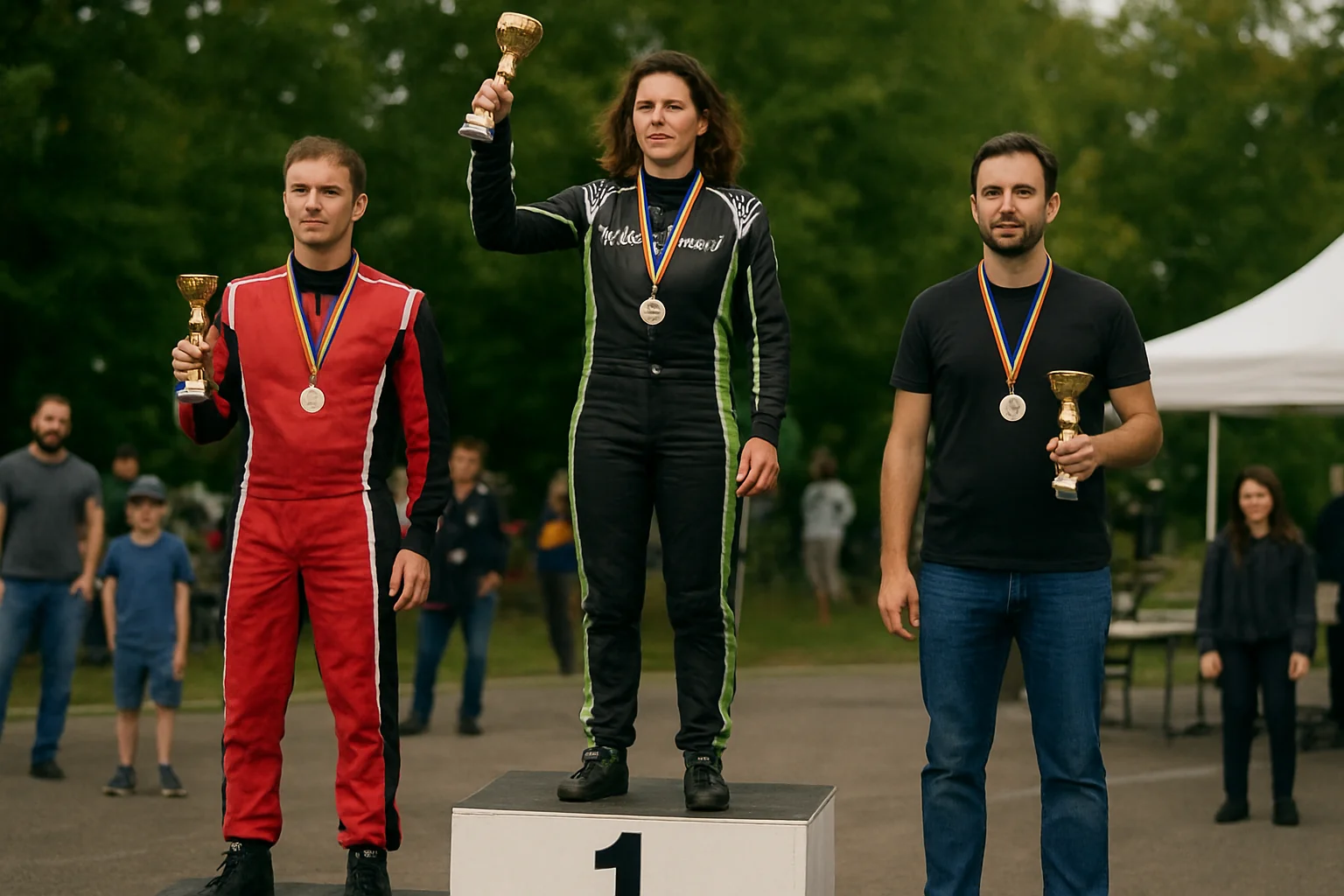 Dr. Camelia Mureșan din Baia Mare, victorie la Cupa Rotary Karting