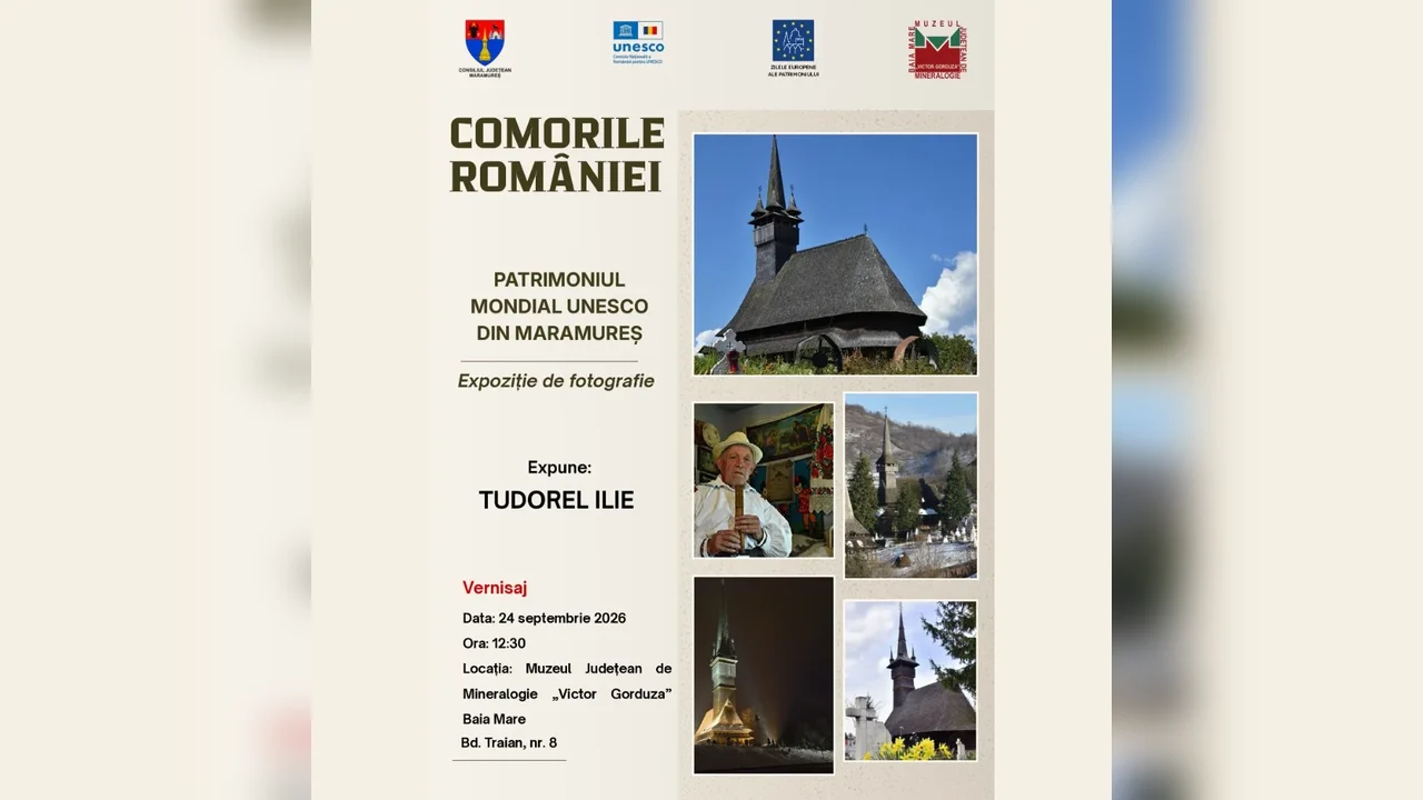 Tudorel Ilie aduce la Baia Mare 30 de fotografii din patrimoniul UNESCO