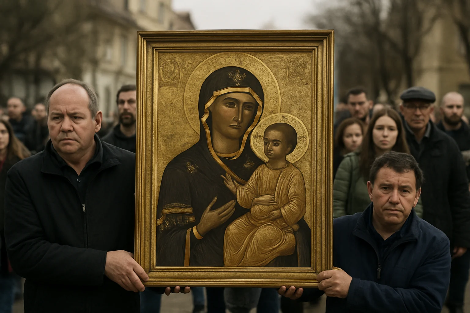 Icoana de la Rohia, adusă la Cluj-Napoca pentru hram