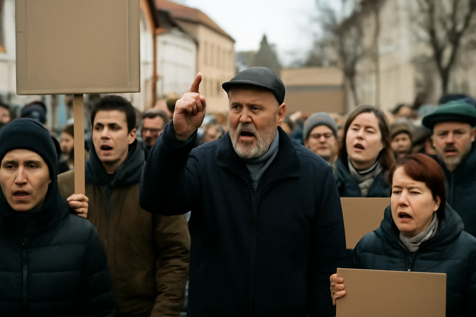 Maghiarii din Miercurea Ciuc ies în stradă și își contestă liderul pentru prima oară