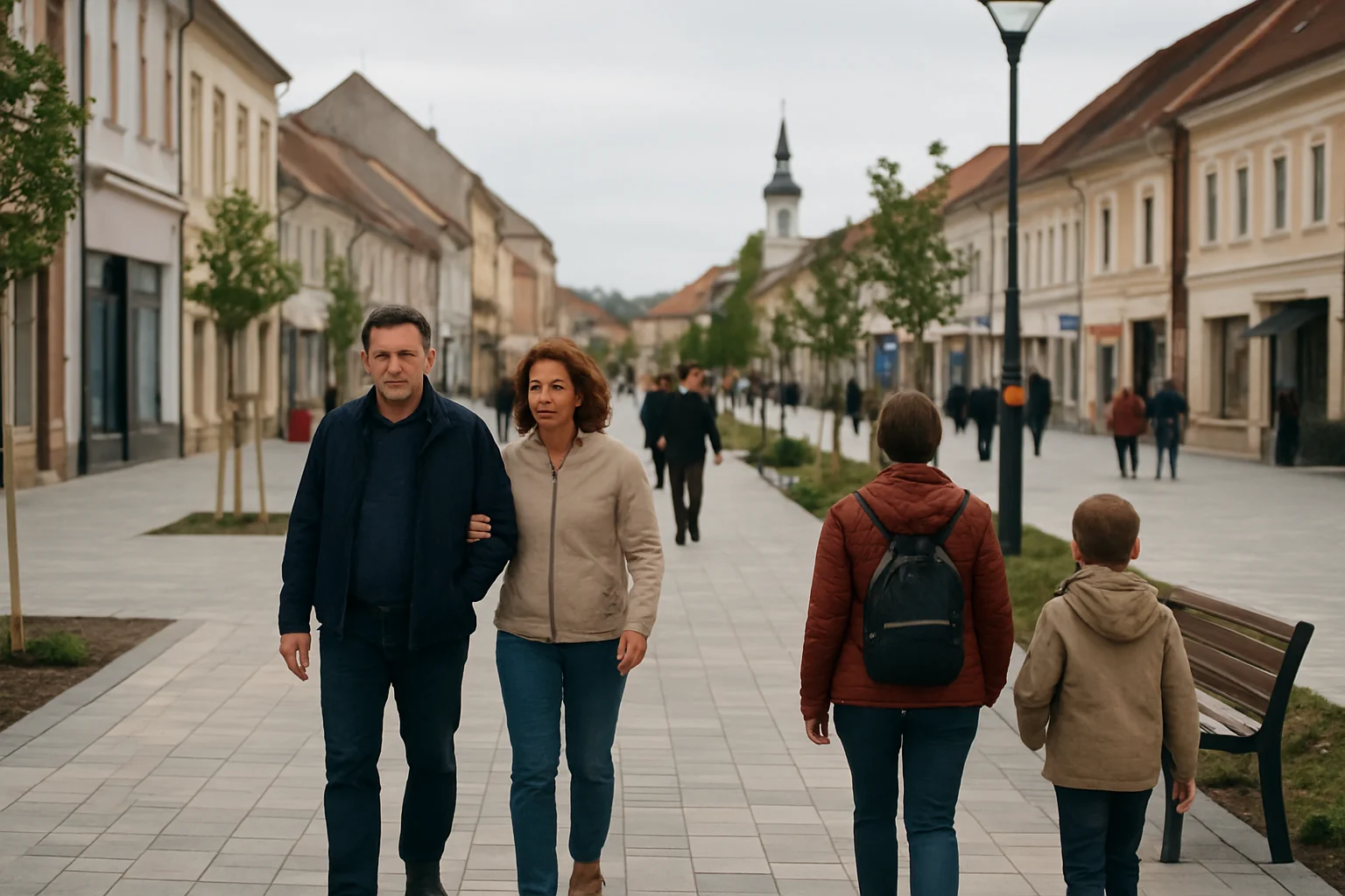 Modernizarea completă a zonei centrale din Baia Sprie