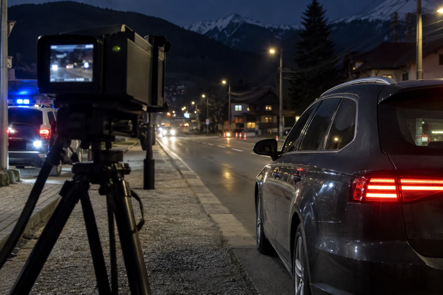 Radar în Borșa: 164 km/h, șofer de 21 de ani rămâne fără permis 120 de zile