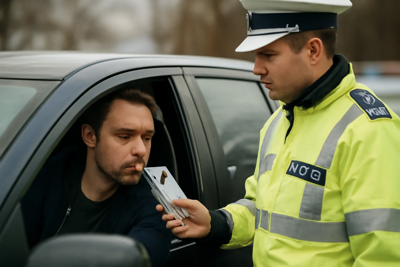 Șofer din Baia Mare prins beat la volan cu alcoolemie de 1,12 mg/l