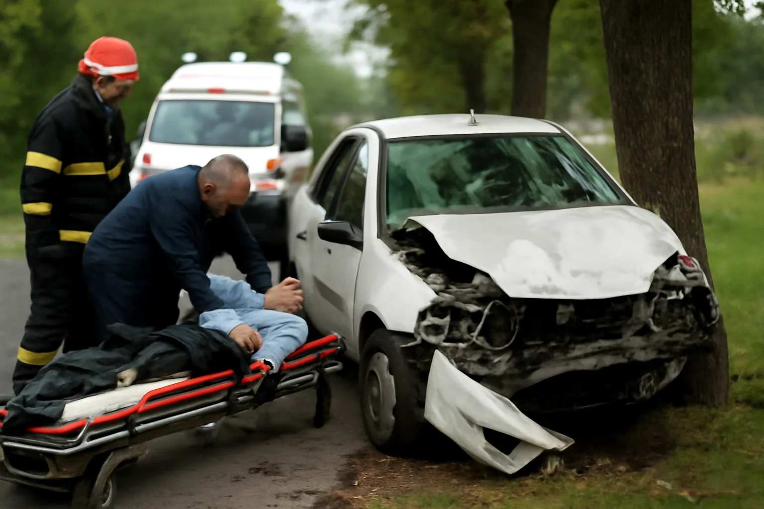 Șofer octogenar rănit într-un accident la Colțirea, transportat la spital în Baia Mare