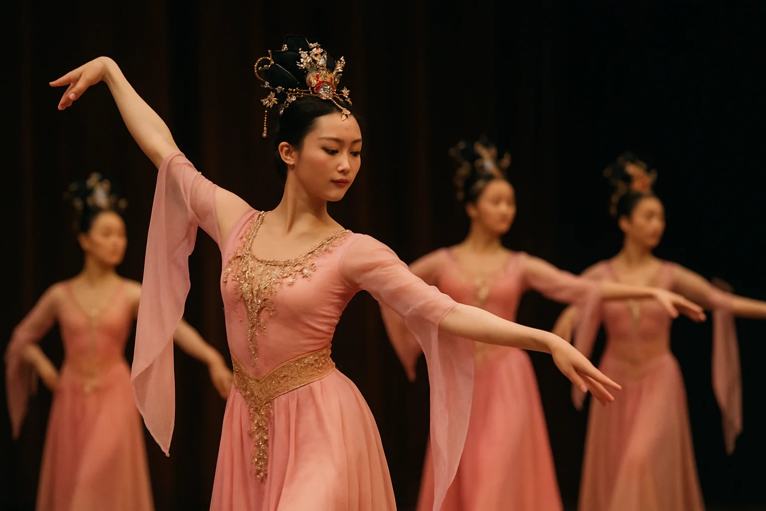 Spectacol de dans clasic chinezesc la Teatrul Baia Mare