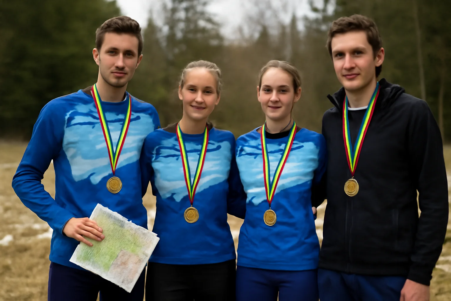 Sportivii din Baia Sprie, medaliați la Campionatul Național de Orientare-schi; Baia Mare urmărește evoluția tinerilor