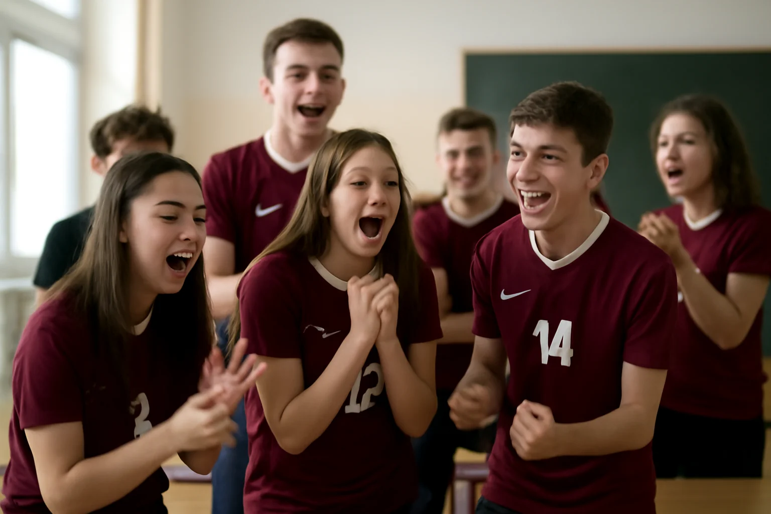 Surpriză de proporții pentru elevii de la Liceul Tehnologic Anghel Saligny la clasa de handbal