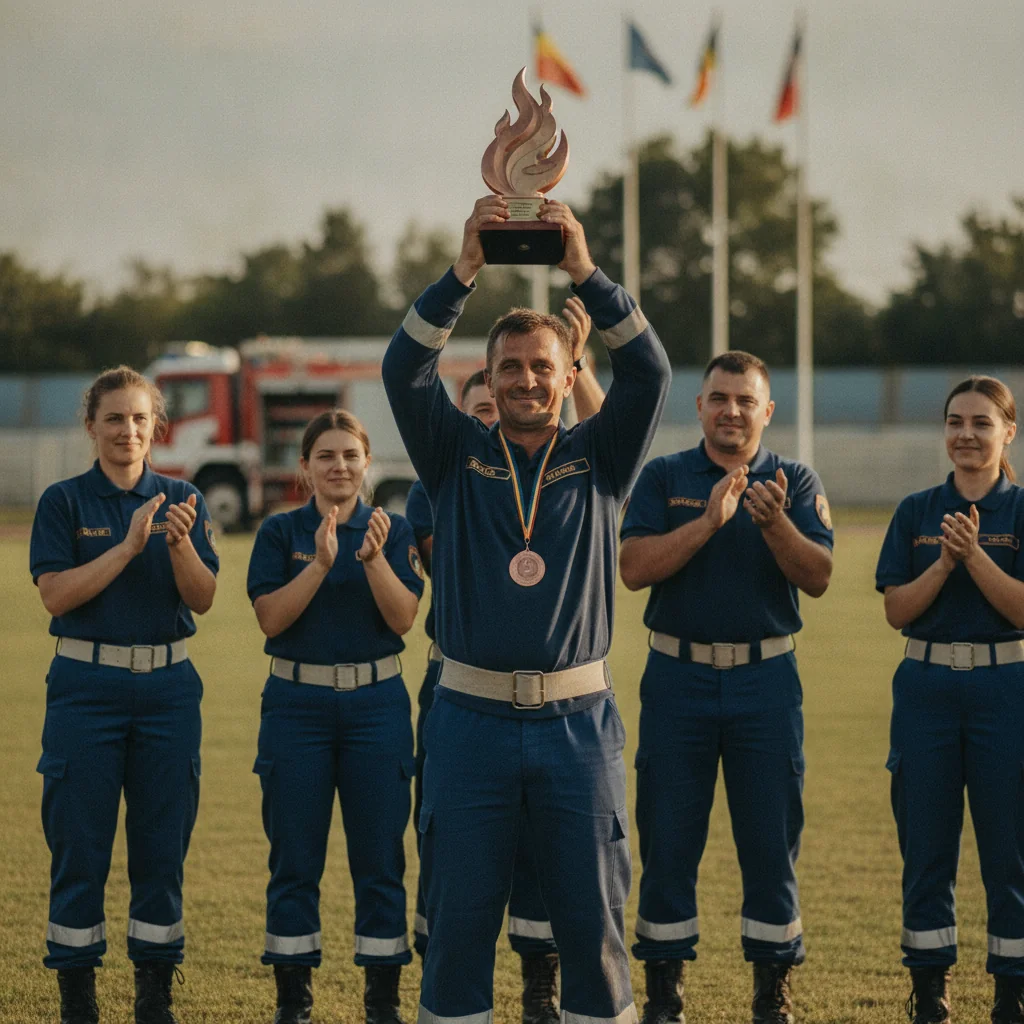 SVSU Recea, bronz pentru România la Campionatul Mondial al pompierilor