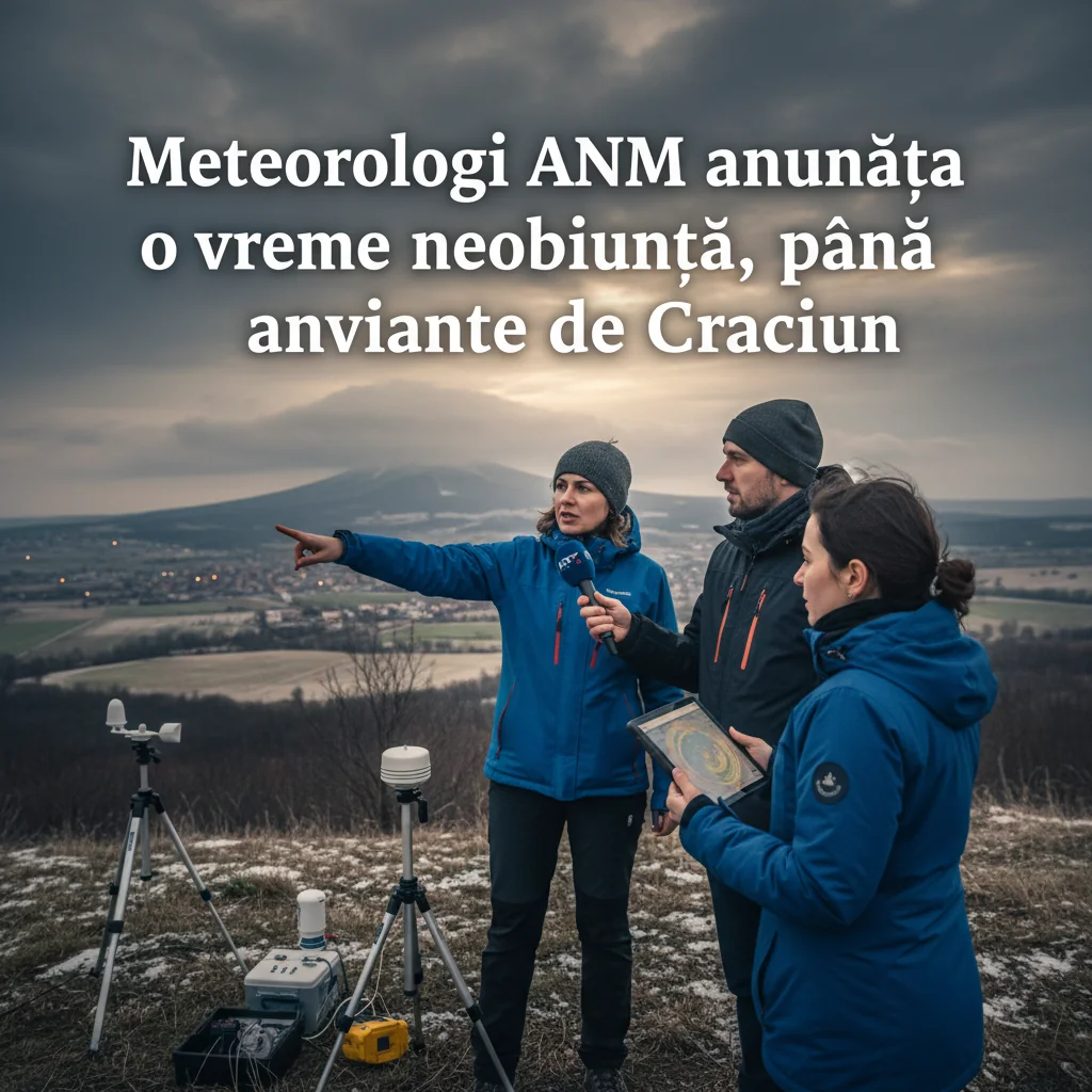 Vreme neobișnuită în regiune până înainte de Crăciun