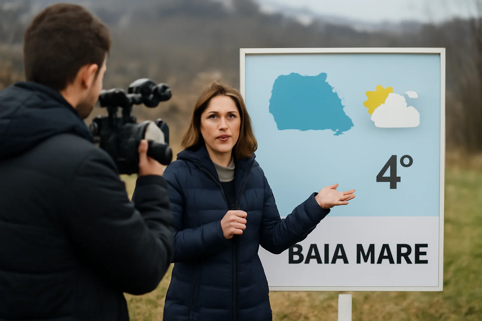 Vreme predominant înnorată la Baia Mare, joi 12 februarie 2026